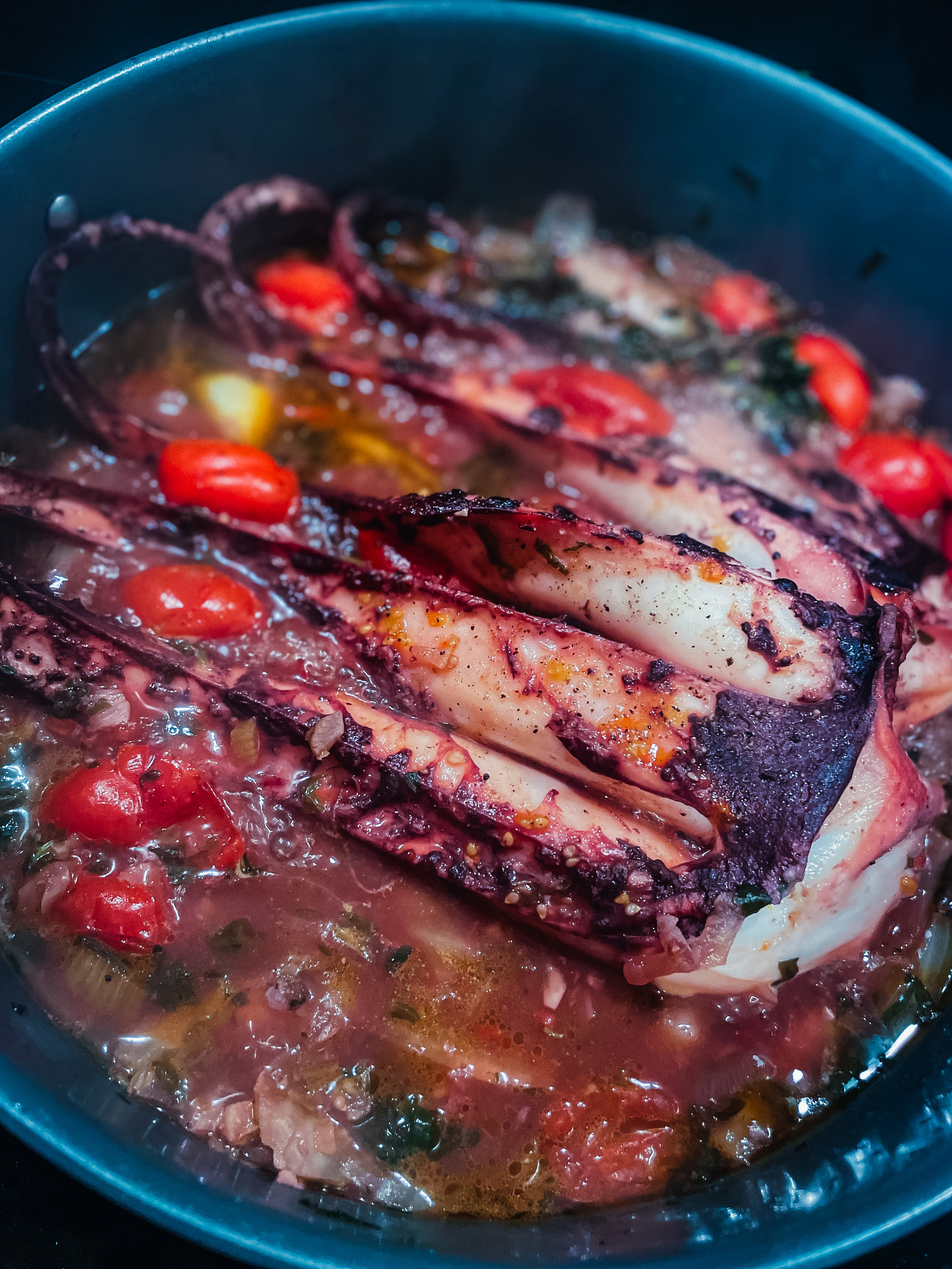 Grilled octopus